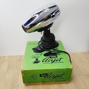 Chrome vintage hair dryer